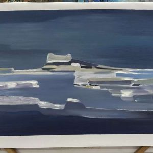 Nicolas De Stael Fort Carre Antibes 80 X 45 Cm