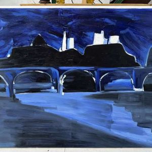 Nicolas De Stael Le Pont Des Arts La Nuit 1954 120 X 78 Cm