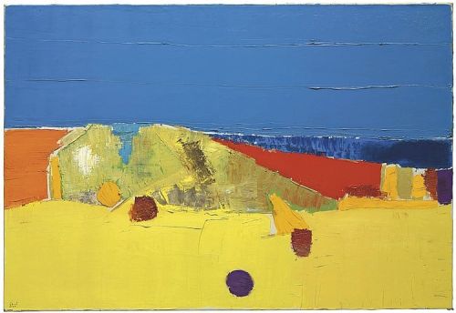 Nicolas De Stael Agrigente 1953 reproduction peinte à la main