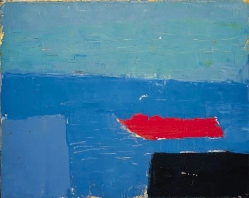 Nicolas De Stael Bateau - 1952 reproduction peinte à la main