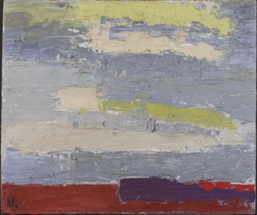 Nicolas De Stael Ciel A Honfleur reproduction peinte à la main