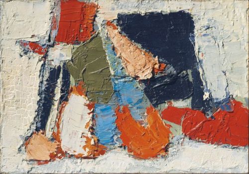 Nicolas De Stael Composition reproduction peinte à la main