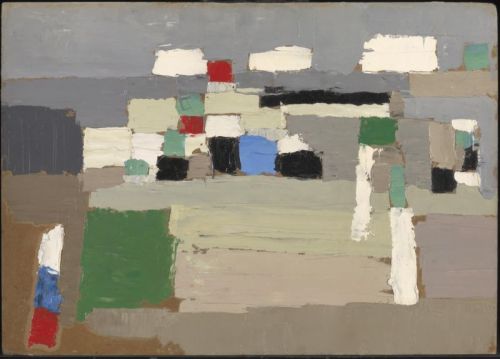 Nicolas De Stael Etude De Paysage Landscape Study 1952 reproduction peinte à la main