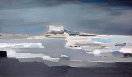 Nicolas De Stael, Fort Carre d'Antibes - 1955 reproduction peinte à la main