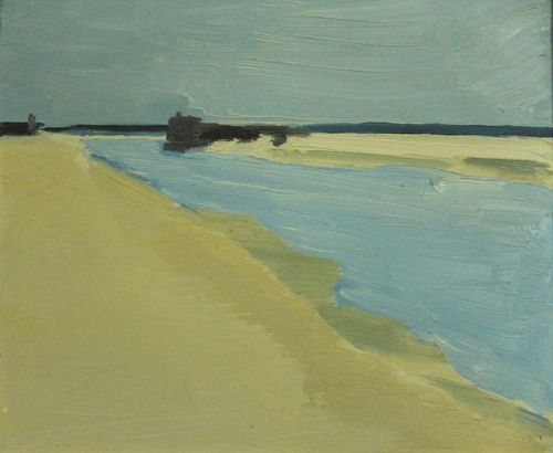 Nicolas De Stael Landscape Beach 1954 reproduction peinte à la main