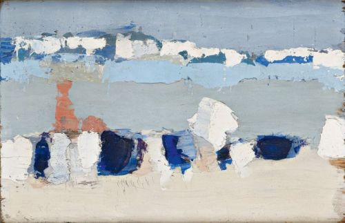 Nicolas De Stael Le Lavandou 1952 reproduction peinte à la main