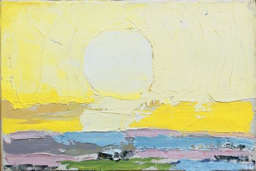 Nicolas De Stael Le Soleil reproduction peinte à la main