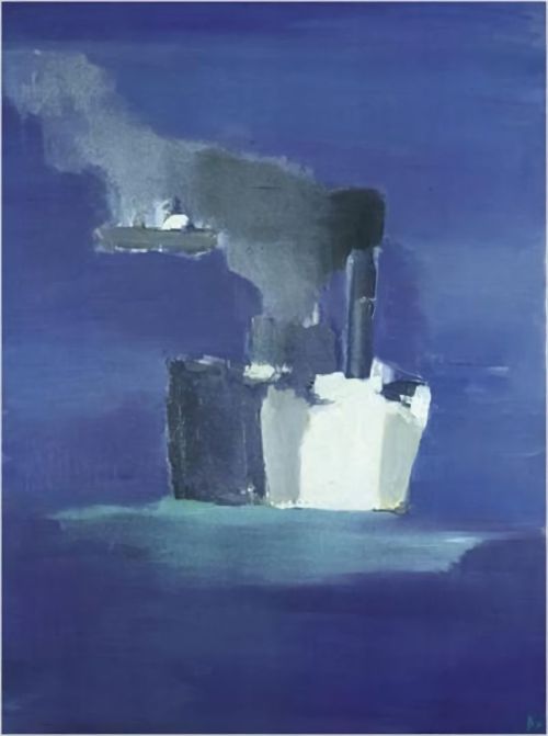 Nicolas De Stael Les Bateaux reproduction peinte à la main
