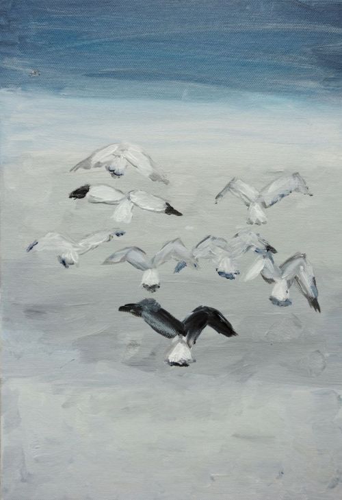 Nicolas De Stael Les Mouettes 1955 reproduction peinte à la main