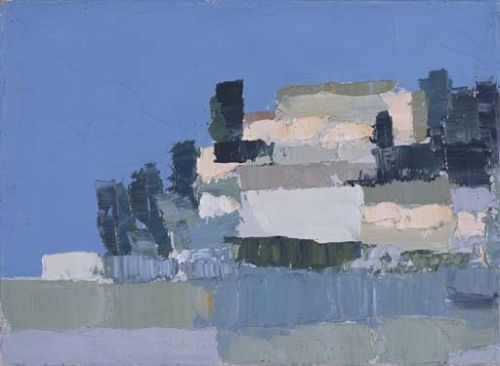 Nicolas De Stael Ménerbes reproduction peinte à la main