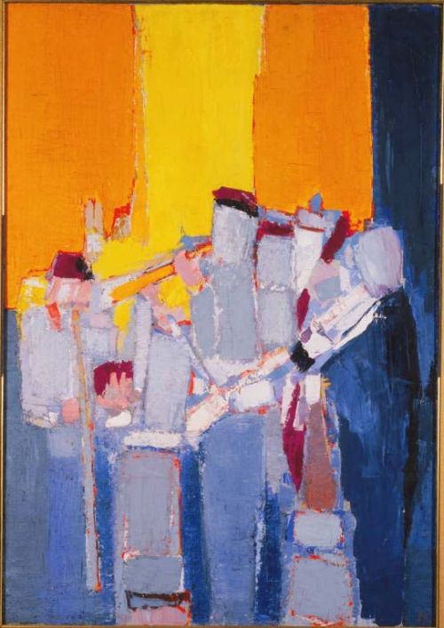 Nicolas De Stael Musicians 1953 reproduction peinte à la main