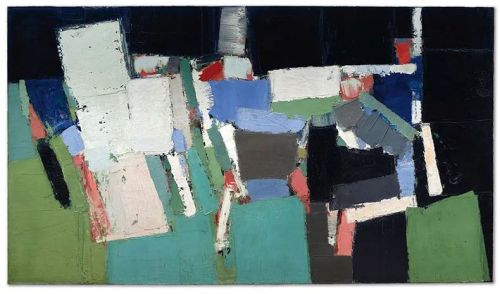 Nicolas De Stael Parc Des Princes 1952 reproduction peinte à la main