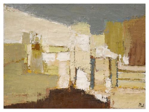 Nicolas De Stael Paysage A Agrigente 1953 reproduction peinte à la main