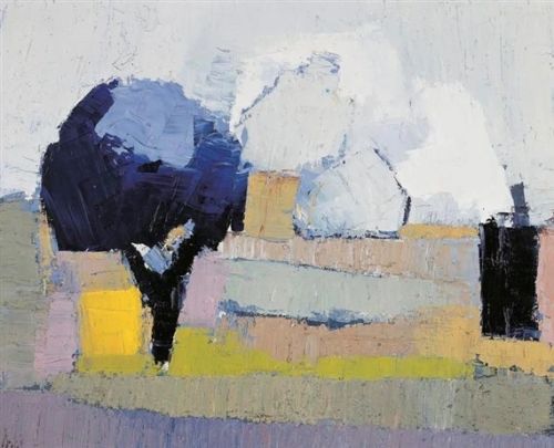 Nicolas De Stael Paysage De Provence 1953 reproduction peinte à la main
