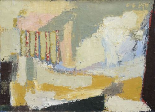 Nicolas De Stael Paysage De Sicile 1953 Version 2 reproduction peinte à la main