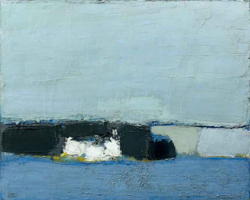 Nicolas De Stael Plage Paysage reproduction peinte à la main