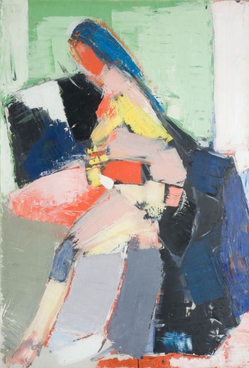 Nicolas De Stael Portrait Of Anne 1953 reproduction peinte à la main