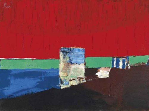 Nicolas De Stael Selinunte reproduction peinte à la main