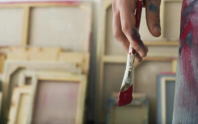 Acheter une reproduction de tableau de Nicolas De Stael Composition à notre atelier